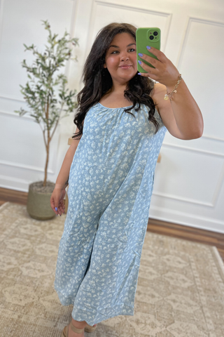 Meadow Breeze Chambray Jumpsuit