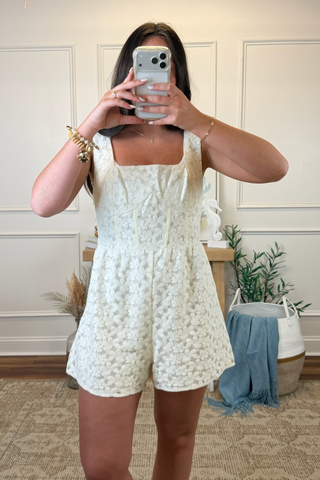 Everlasting Love Lace Romper