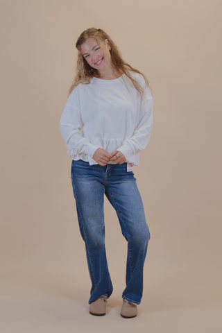 Ivory Lane Ruffle Top