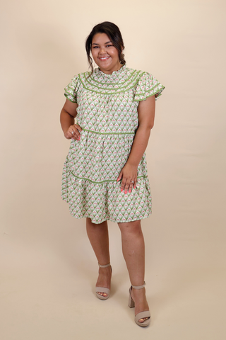 Brunch Babe Mini Dress in Plus