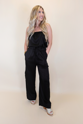 Girls Night Out Black Jumpsuit