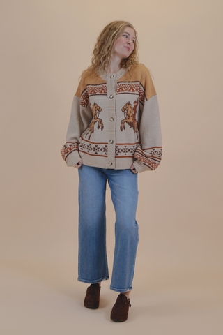 Wild West Rider Knit Cardigan