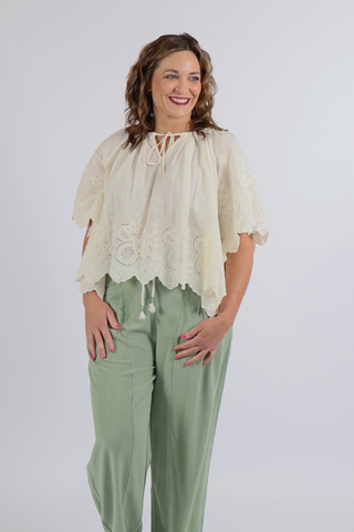 Petal Breeze Tie Top