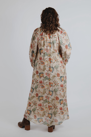 Autumn Garden Midi Dress