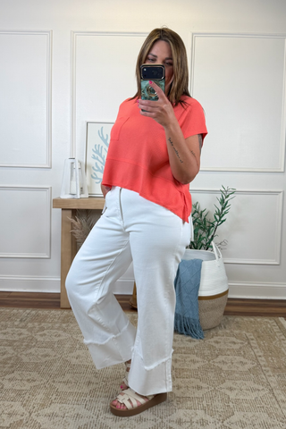 Everyday Ease Textured Pocket Tee