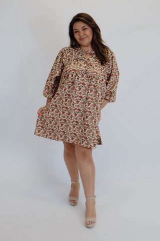 Scarlet Meadow Mini Dress