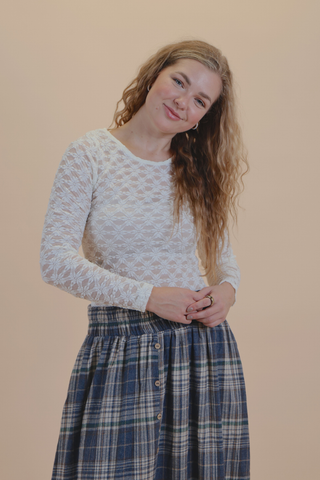 Ivory Hour Lace Top