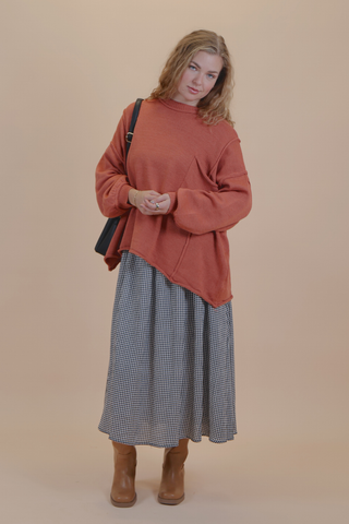 Everyday Ease Oversized Pocket Sweater