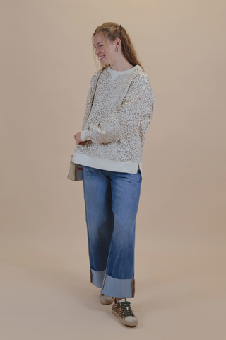 Canyon Leopard Pullover