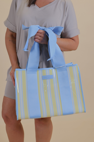 Case-Mate Cabana Stripe Bow Jelly Tote Bag