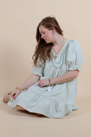 Willow Lane Stripe Babydoll Dress