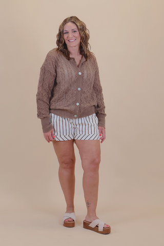 Chestnut Bloom Cardigan