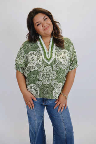 Wanderlust Mosaic Top
