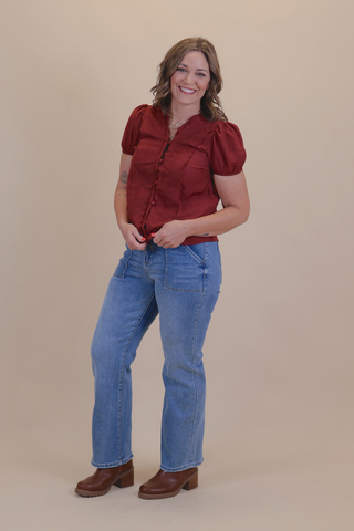 Rust & Romance Blouse