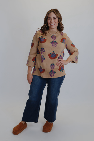 Desert Bloom Embroidered