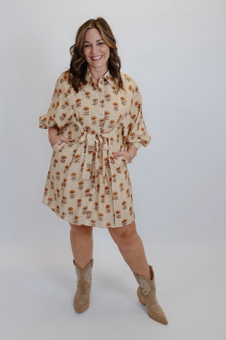 Botanical Bliss Mini Dress