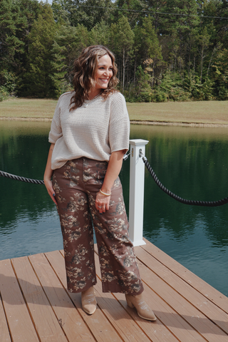 Sedona Sands Waffle Knit Top - MULTIPLE COLORS AVAILABLE