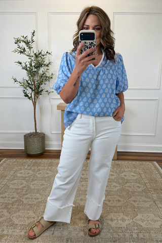 Soft Meadow Printed Top