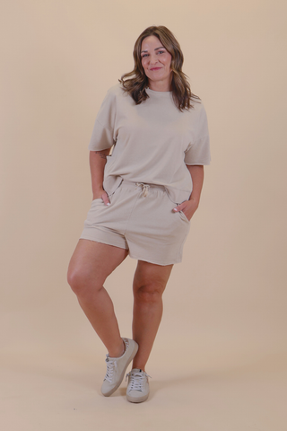 Weekend Ready Mineral Washed Knit Set