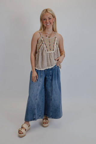 Haven Flare Cropped Pants