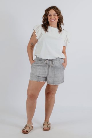 Haven Eyelet Wing Top