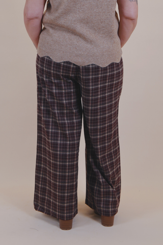 Fireside Plaid Wide Leg Pants