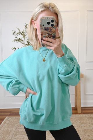 Soft Horizon Mineral Wash Sweatshirt