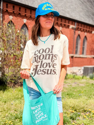 Cool Moms Love Jesus Tee