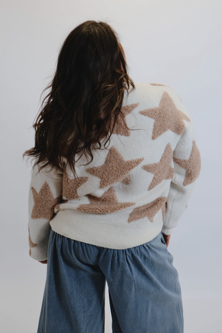Cozy Constellation Star Cardigan