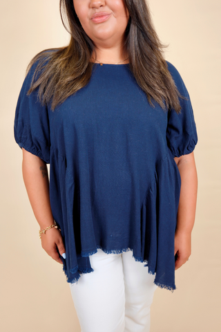 Call Me Chic Linen Top