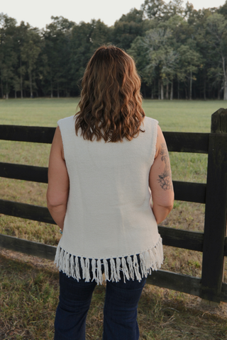 Prairie Fringe Sweater Vest