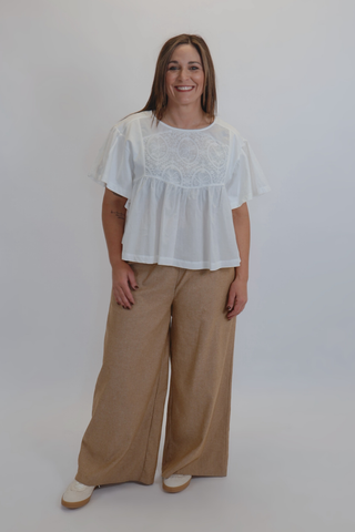 The Harper Embroidered Blouse