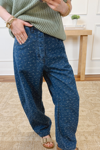 Daisy Drift Barrel Denim