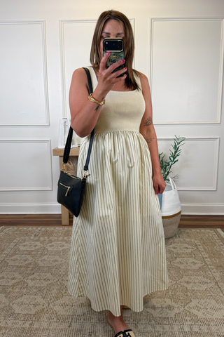 Neutral Charm Dress