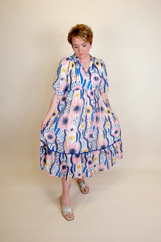 Nantucket Charm Midi Dress
