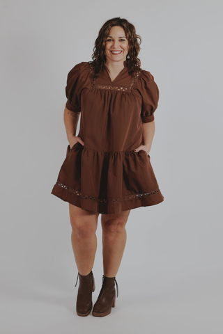 Cocoa Charm Mini Dress