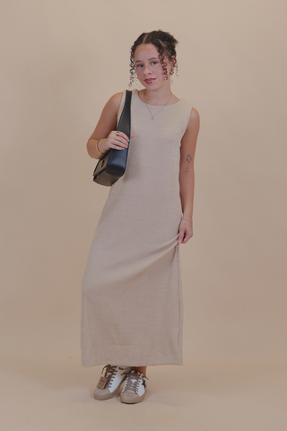 Buttoned in Style Midi Sweater Dress