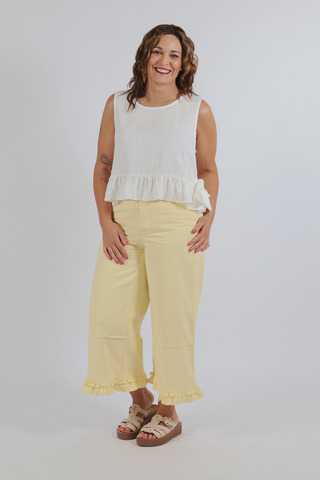 Stars Over Main Street Tie Top