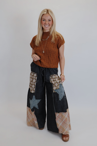 Cinnamon Twist Cable Knit Sweater
