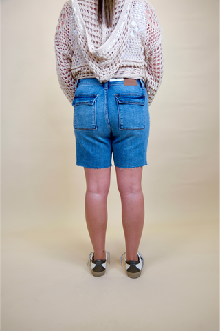 The Hadlee High Rise Bermuda Shorts