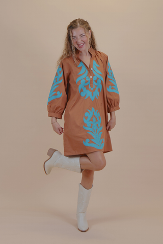 Terracotta Bloom Dress