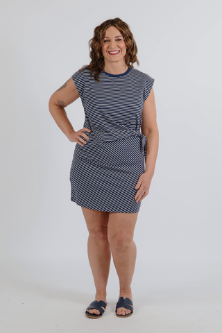 Harbor Breeze Stripe Tie Dress