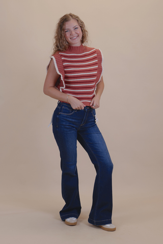 Clay Stripe Sweater Vest