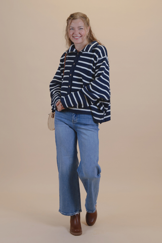 Harbor Stripe Cardigan