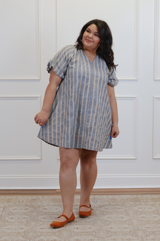 Willow Stripe Mini Dress