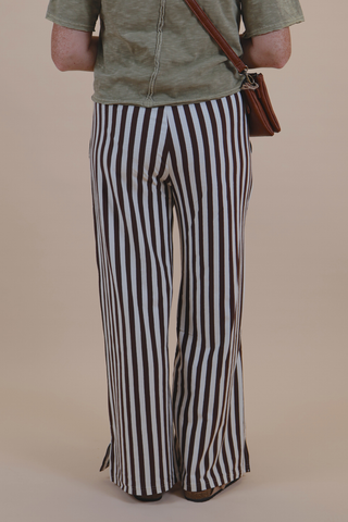 Laid-Back Lines Wide-Leg Pants