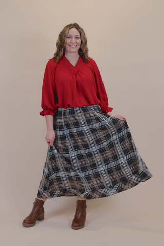 Effortless Elegance Ruffle Sleeve Top