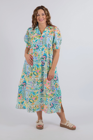 Festival Garden Midi Dress