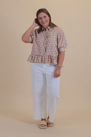 Sweet Spot Polka Dot Top