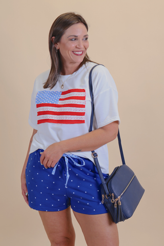 Sweet Land Lace Flag Tee
